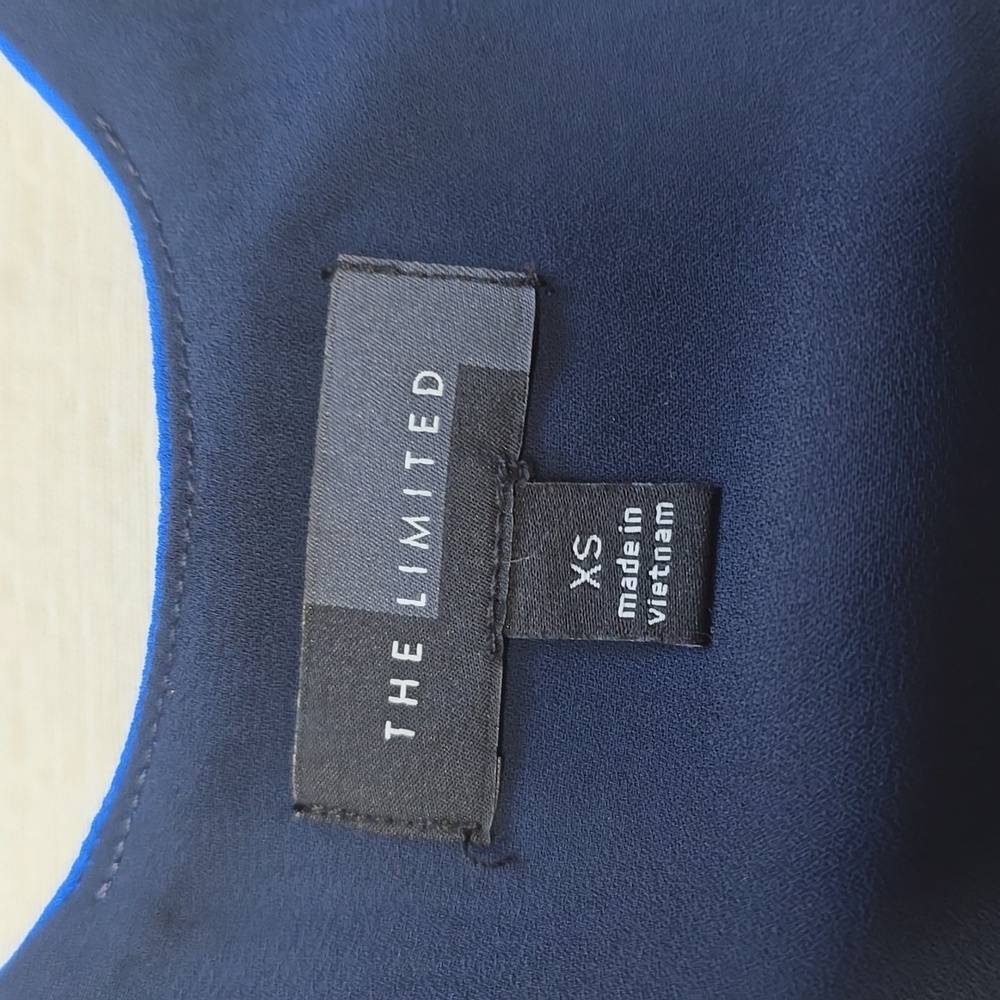 The Limited Blue and Black Layered Tank Top - Picture 3 of 8